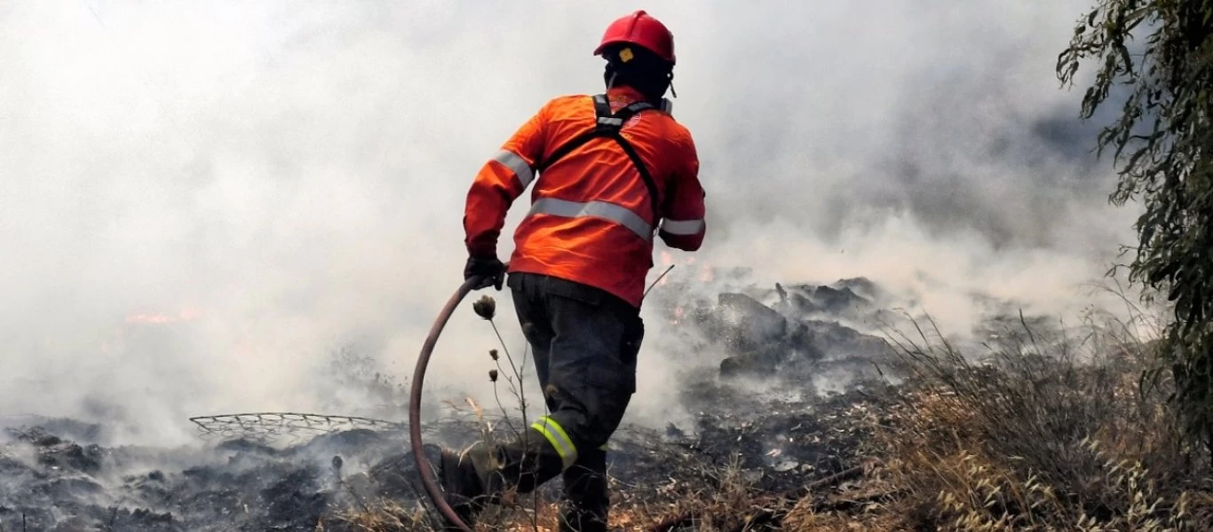 Κανένα ενεργό μέτωπο στην φωτιά που ξέσπασε χθες στις Σάπες